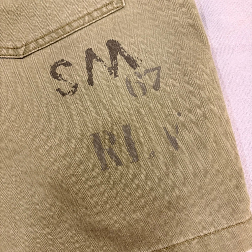 Polo Ralph Lauren Utility Surplus Chino Shorts Olive Green Pacific Tour Mens 40 - Picture 14 of 16